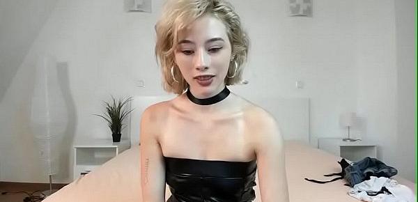  Blonde asian K4Y1A shows boobs and pussy pt. 2